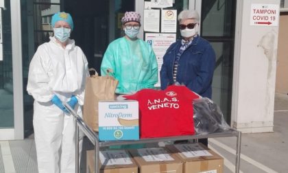 Anas Veneto sezione Bonavigo ha donato 3200 maschere con visiere, tute e igienizzante al Mater Salutis