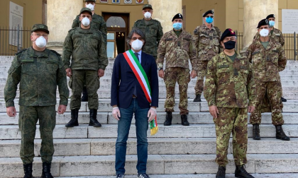 Rientra in patria l'esercito russo impegnato nelle sanificazioni in Lombardia, il saluto del sindaco