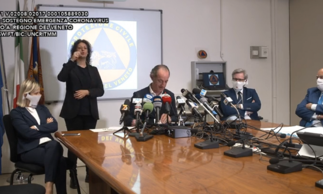Zaia: “L’idea è di riaprire tutto ciò che si può da lunedì”