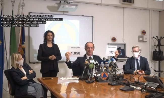“Obbligo mascherine  fuori casa da domani”: ecco la nuova ordinanza di Zaia
