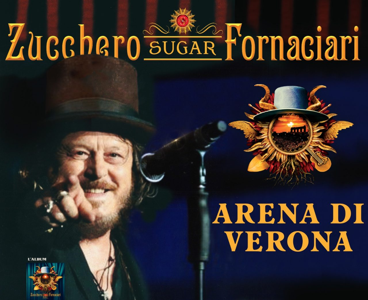 Concerto Zucchero all’Arena, ecco quando verranno confermate le date