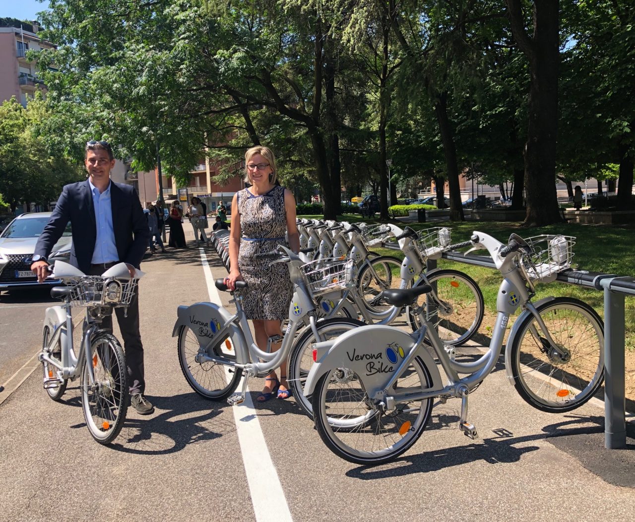 Nuova stazione di bike sharing di piazza Vittorio Veneto, Zanotto: “Il servizio si amplia”