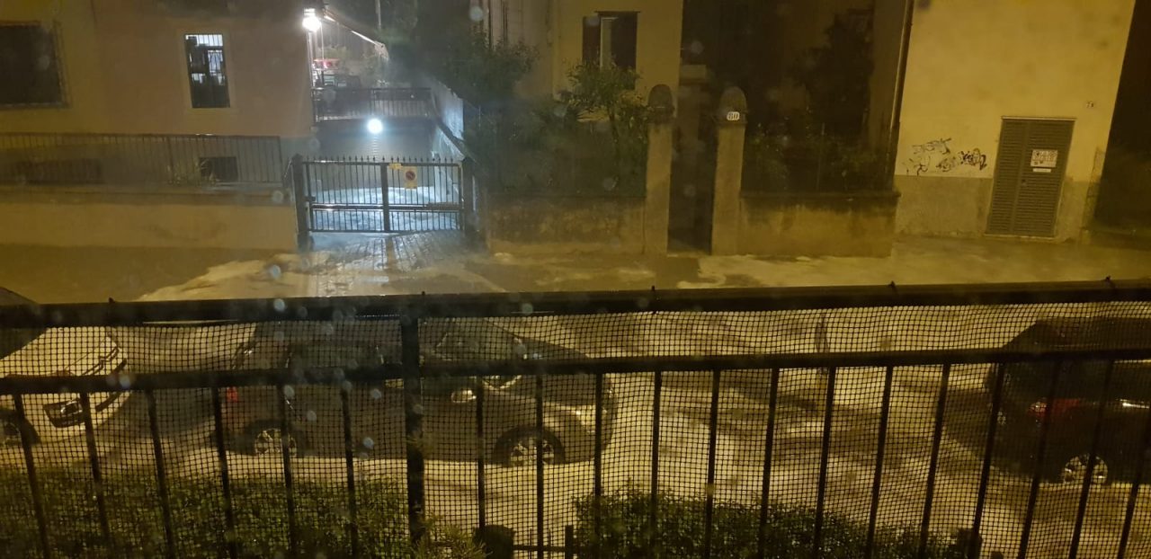 Grandine Verona, Borgo Venezia sott’acqua: danni ingenti ai garage e non solo – VIDEO