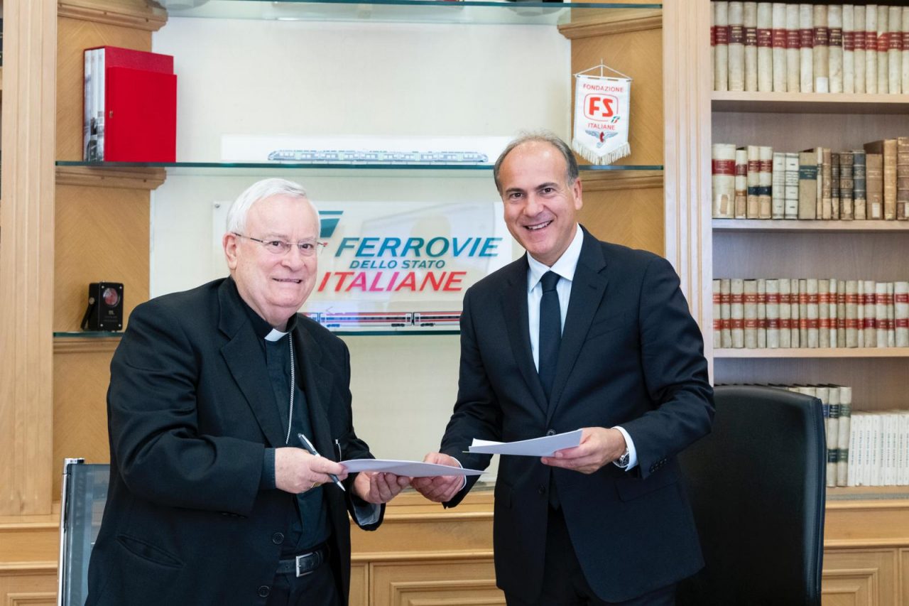 Gruppo FS italiane e CEI firmano convenzione per assistenza pastorale nelle chiese delle stazioni