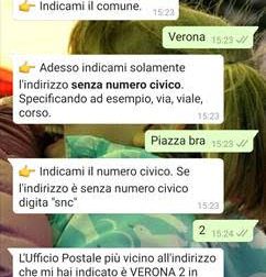Poste Italiane: in provincia di Verona il turno allo sportello si prenota tramite WhatsApp