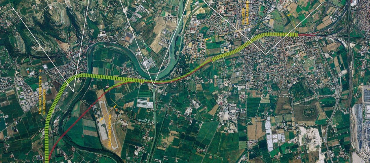 Alta Velocità Verona-Brennero, la linea Borgo Milano-San Massimo sarà interrata