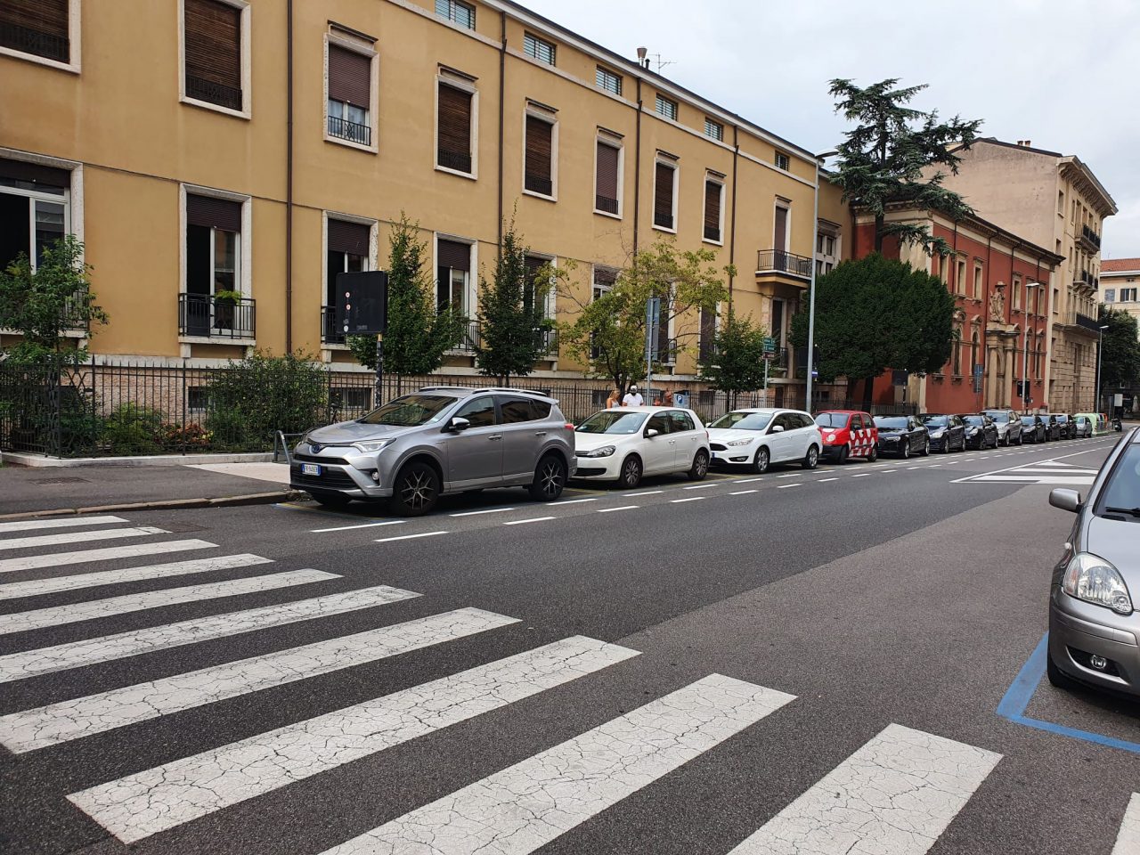 Corsie ciclabili a Verona, ieri "inaugurata" l'ultima al Chievo