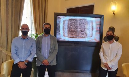 La città ammirata attraverso il virtual tour dall'Arena a Castelvecchio