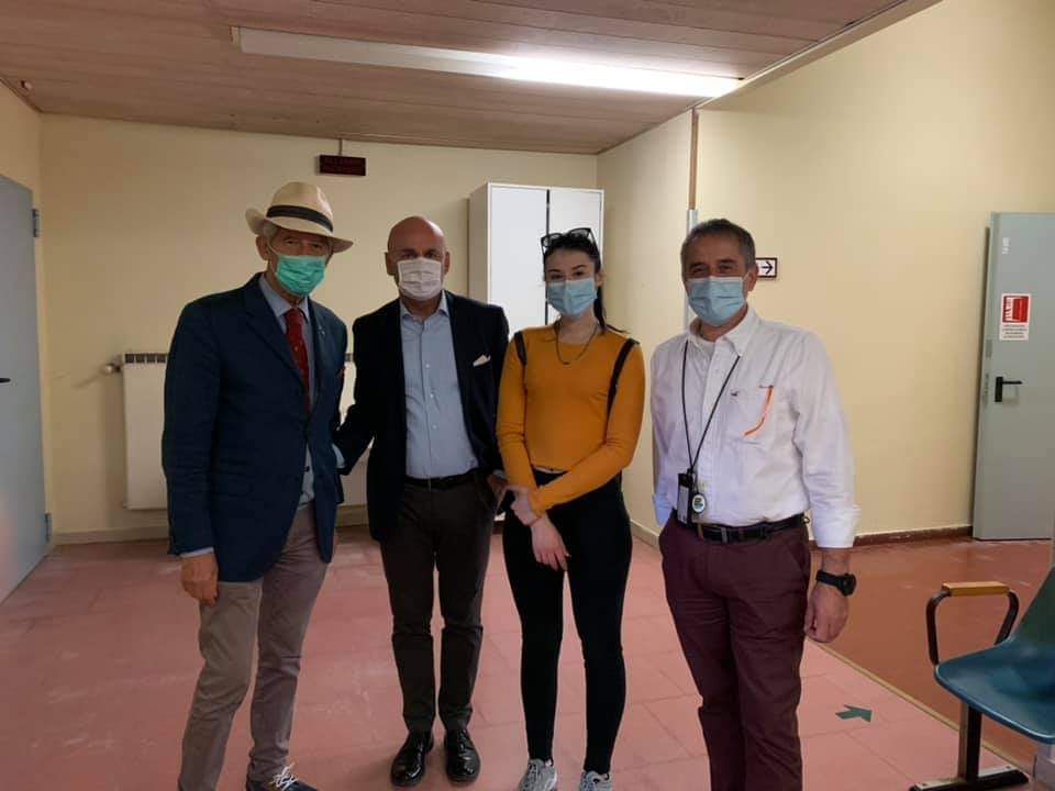 Il punto tamponi test-rapidi a Isola della Scala è quasi ultimato, effettuato il sopralluogo