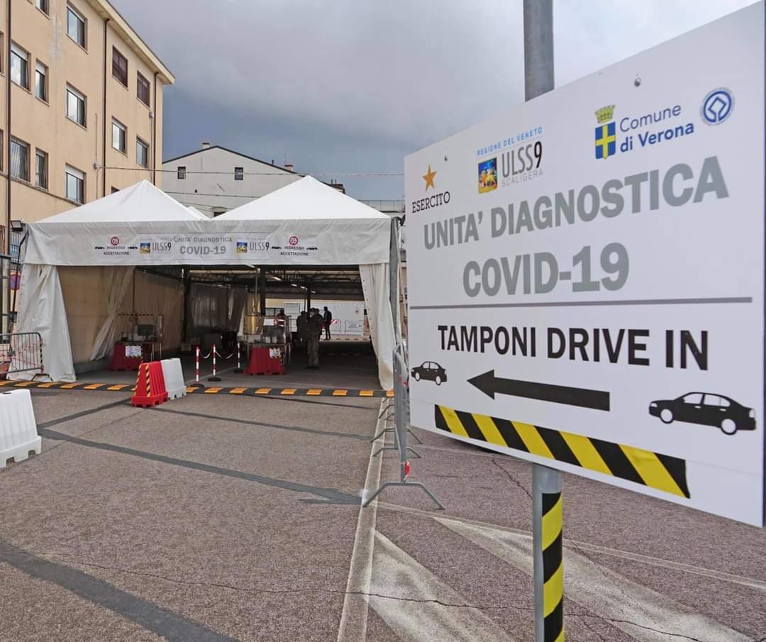 Nuovo punto “tamponi drive-in” in fiera, Sboarina: “Ne apriremo altri ma servono linee guida dal Governo”