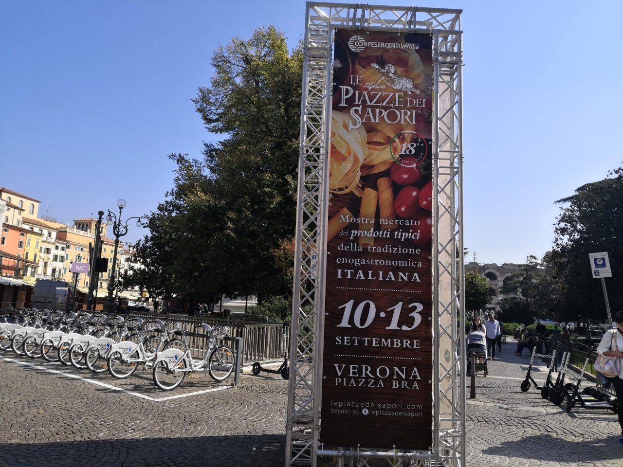 Le “Piazze dei Sapori” tornano in Piazza Bra con i prodotti tipici dell’Italia