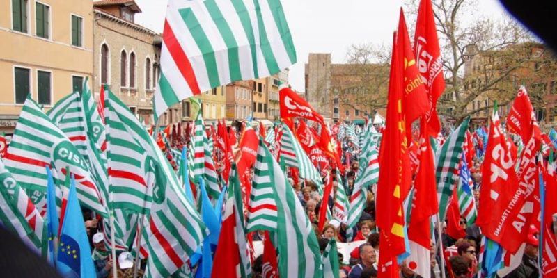 Sindacati scenderanno in Piazza Bra per la mobilitazione nazionale “Ripartire dal Lavoro”