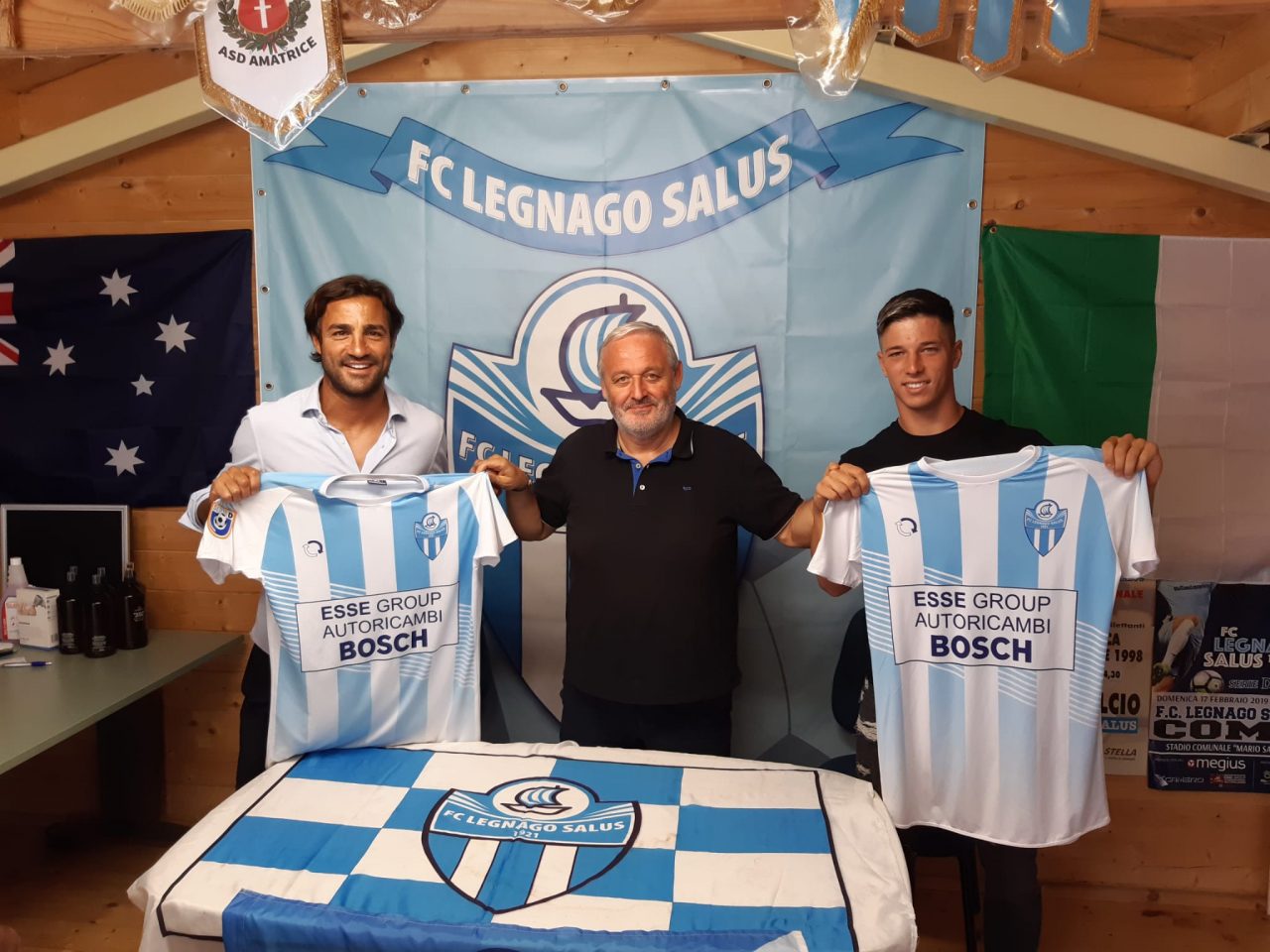 FC Legnago Salus: presentati i nuovi innesti Armando Perna e Alex Rolfini