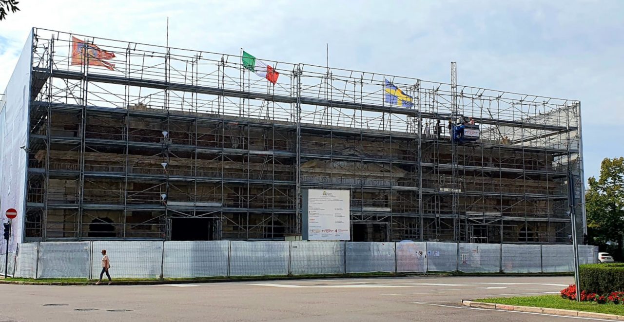 Restauro Porta Nuova: completato l’80% dei lavori, terminata la facciata