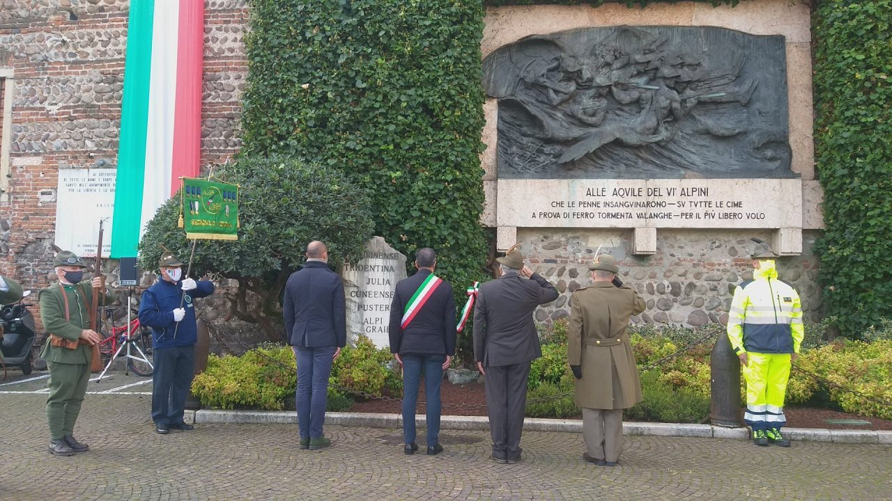 Per il Centenario dell’A.N.A. gli Alpini hanno ricordato i caduti in due distinte cerimonie