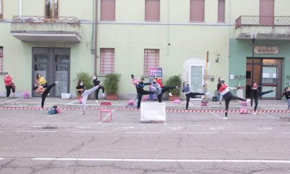 La danza a Bovolone non si ferma: il parcheggio si trasforma in palestra - GALLERY