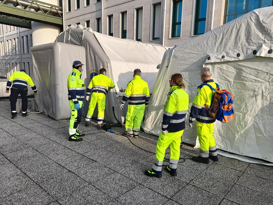 Basta tende al Pronto Soccorso di Legnago e San Bonifacio, saranno montati dei prefabbricati