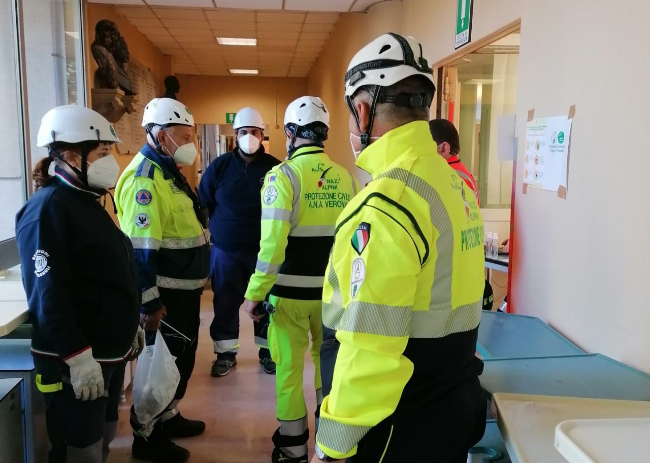 Volontari A.N.A Verona a Noale per il ripristino dell’ospedale dismesso – Gallery
