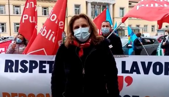 Eroi in corsia "dimenticati", la manifestazione degli operatori sanitari VIDEO