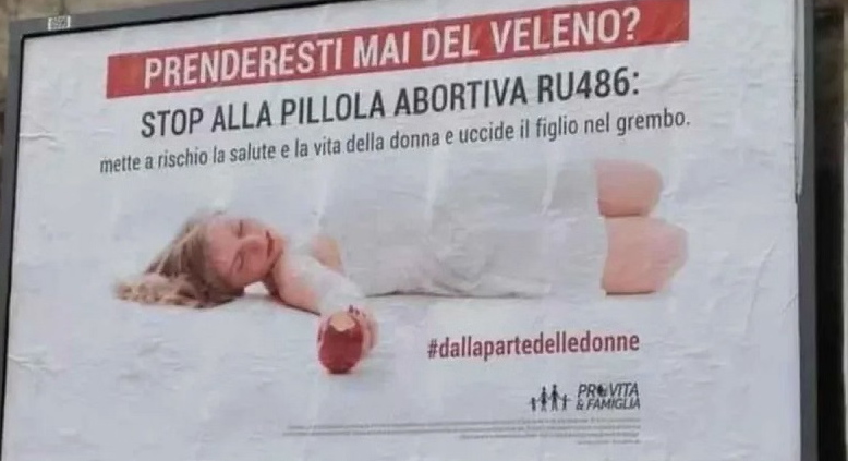 Manifesti choc contro l’aborto anche a Verona, Traguardi: “Subdola strumentalizzazione”