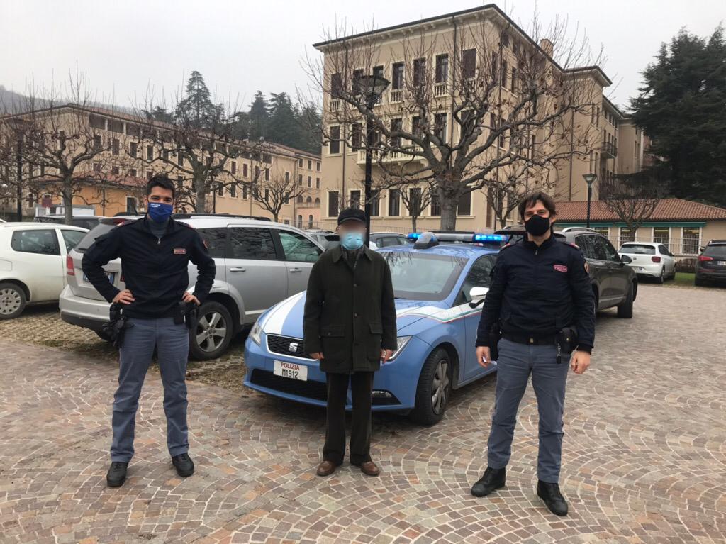Perde l’orientamento mentre va a trovare la moglie malata, la Polizia di Stato soccorre un 83enne
