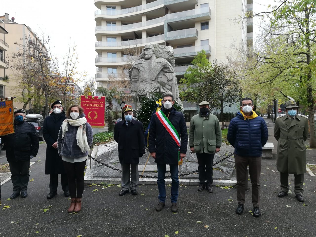 Verona ha ricordato la morte di Carlo Ederle, medaglia d’oro al valor militare