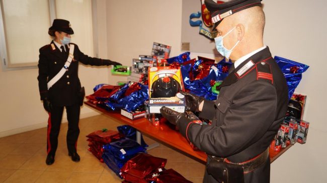 Il dono di Natale dell'Arma dei Carabinieri per i bimbi ricoverati in Pediatria