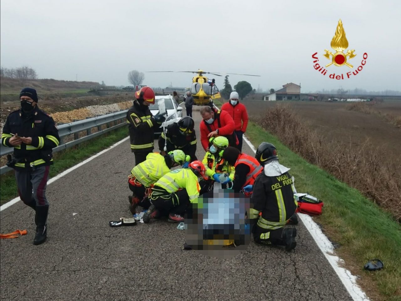 Grave incidente a Belfiore: scontro tra due auto, morto un 80enne e ferito un 48enne