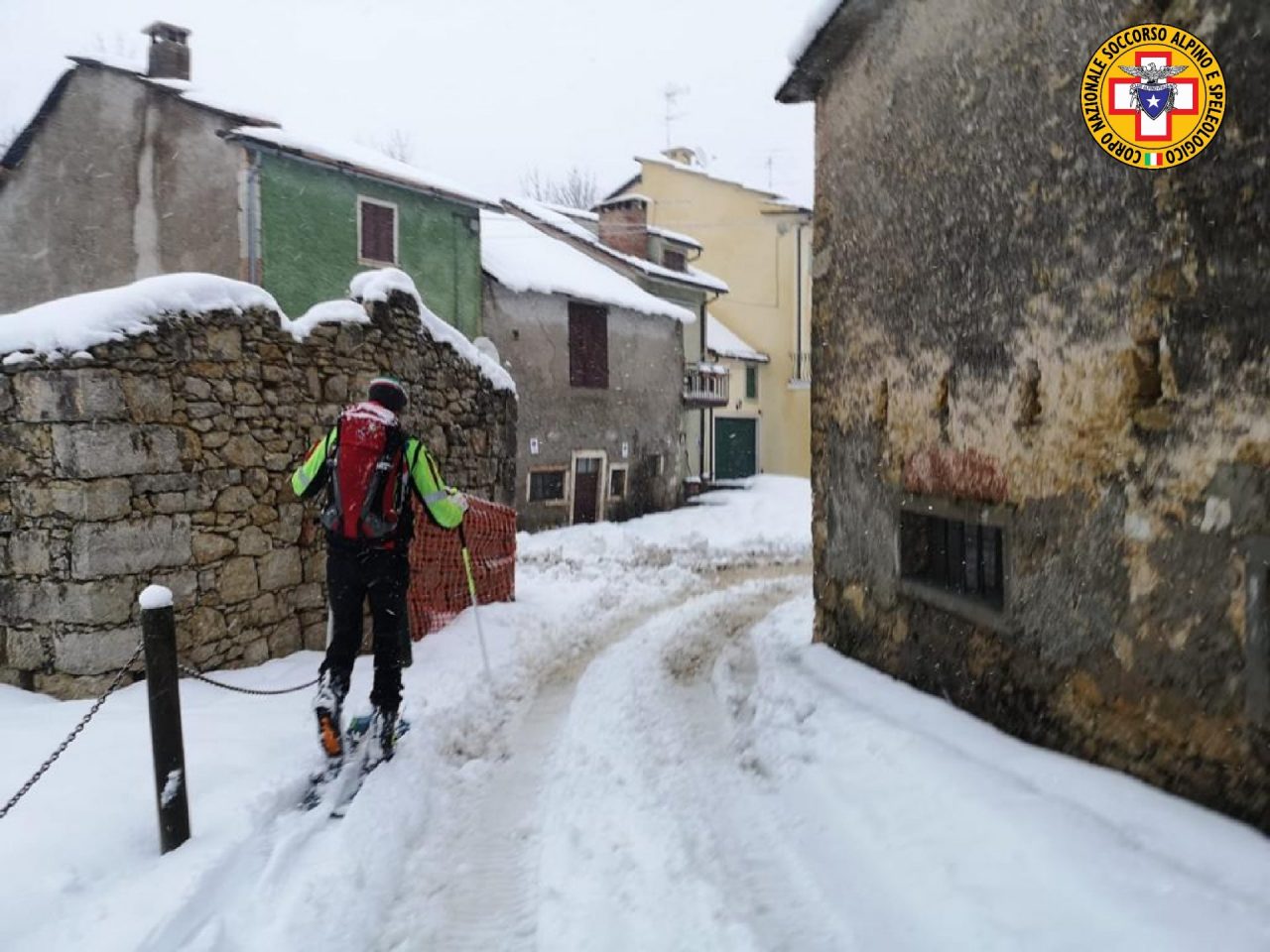 Recuperato ciaspolatore di Illasi rimasto intrappolato nella bufera di neve