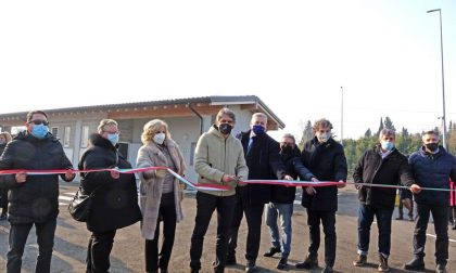 Inaugurata la nuova isola ecologica di Amia, Tacchella: "Un'opera attesa da anni"