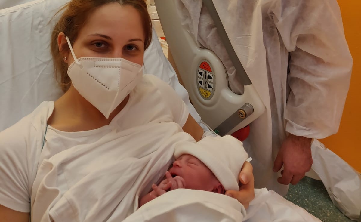 E’ Lorenzo il primo nato del 2021 all’ospedale Fracastoro di San Bonifacio