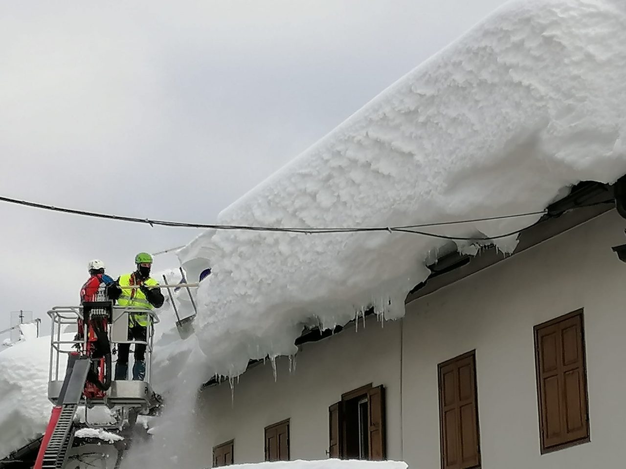 Volontari ANA ancora operativi per l’emergenza neve in Veneto – Gallery