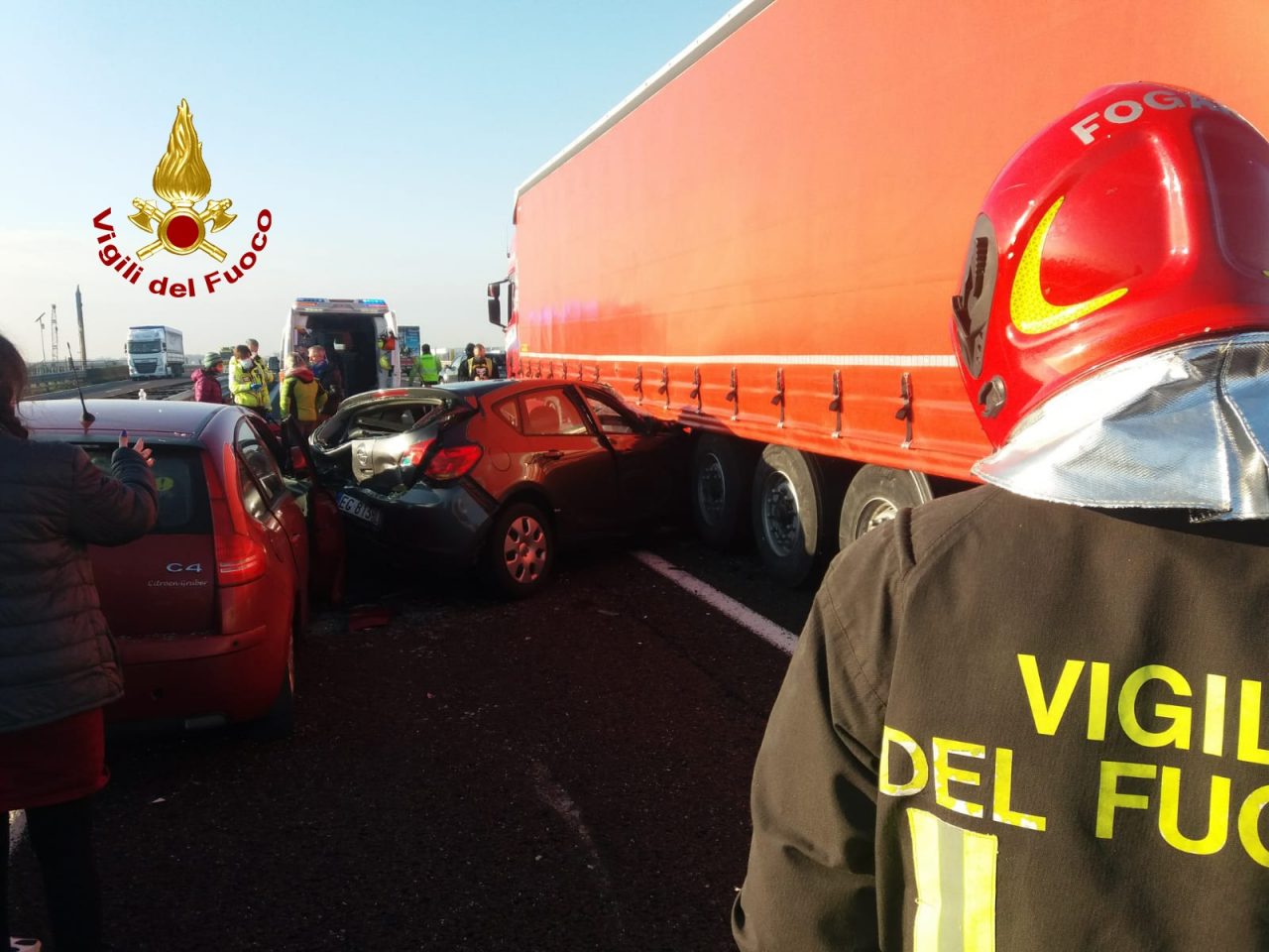 Doppio incidente in A4 tra Montecchio e Montebello: cinque feriti – FOTO