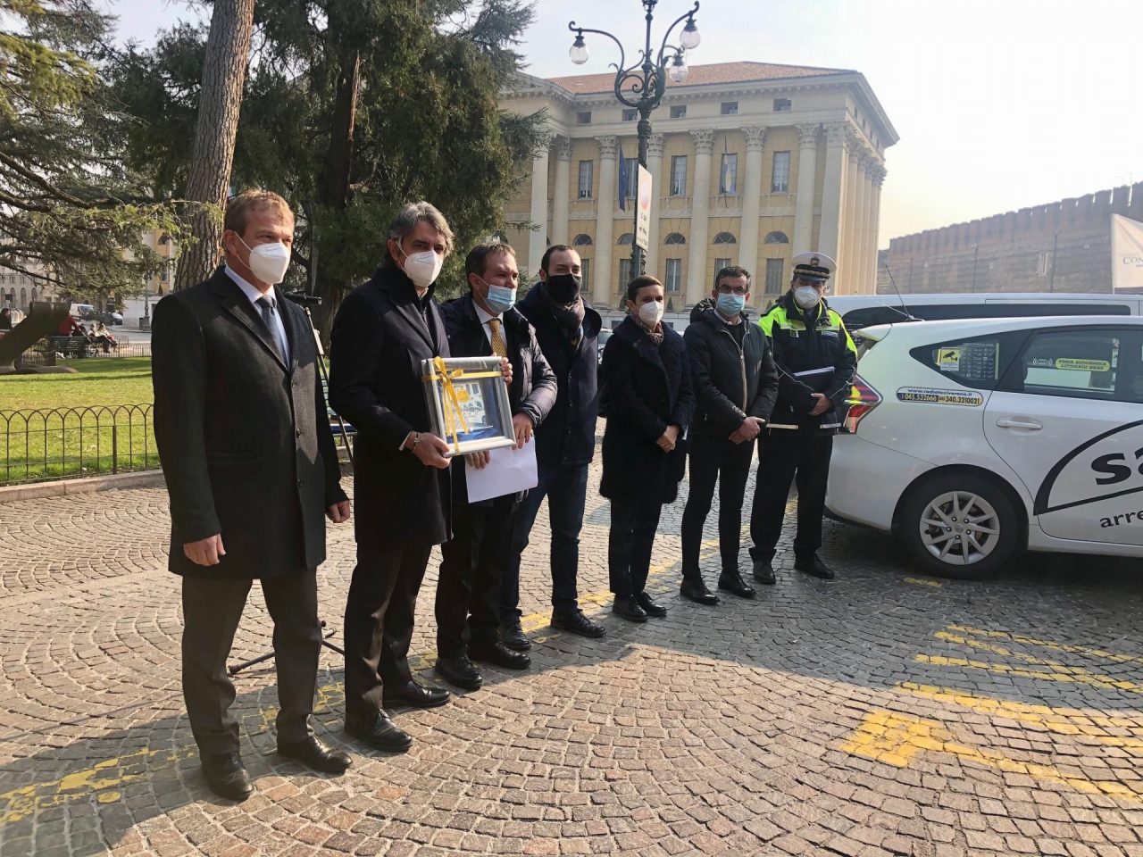 L’Unione Radiotaxi Verona compie 50 anni, Sboarina: “Avete contribuito alla crescita della città”