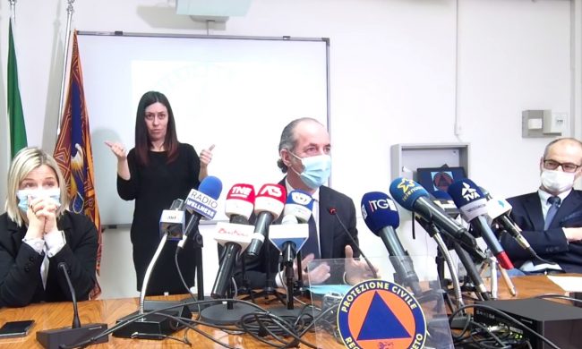 Covid, Zaia: “La curva sta crollando, ma teniamo alta la guardia” | +896 positivi | Dati 4 febbraio 2021