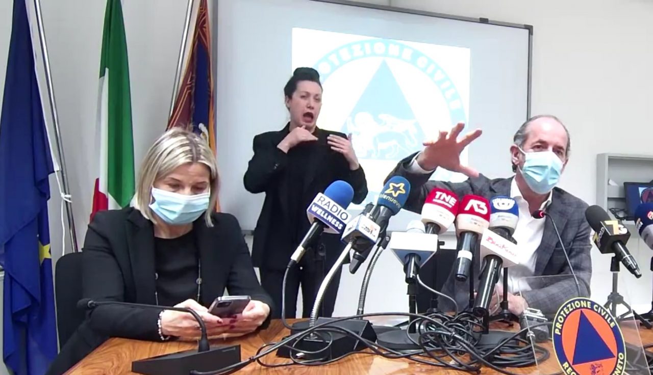 Covid, Zaia: “Cala contagio, non abbassiamo la guardia. Valutiamo una possibile ordinanza”