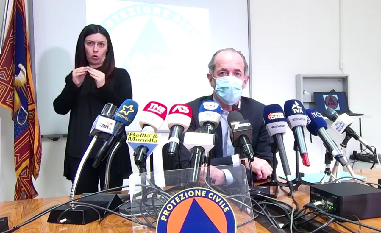Covid, Zaia: “Il Veneto rimane in zona gialla, preoccupano le varianti” | +708 positivi | Dati 11 febbraio 2021