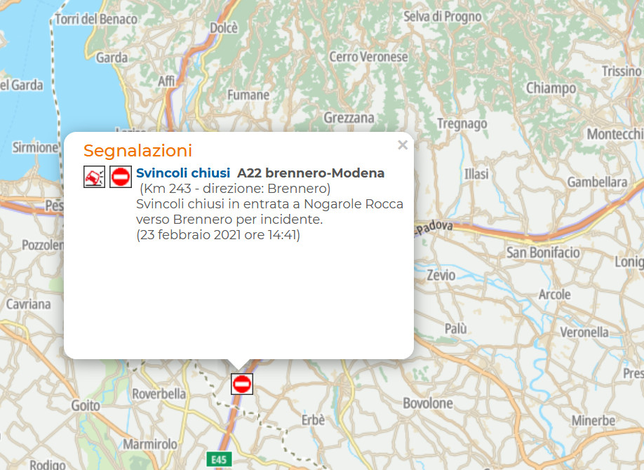 a22 incidente