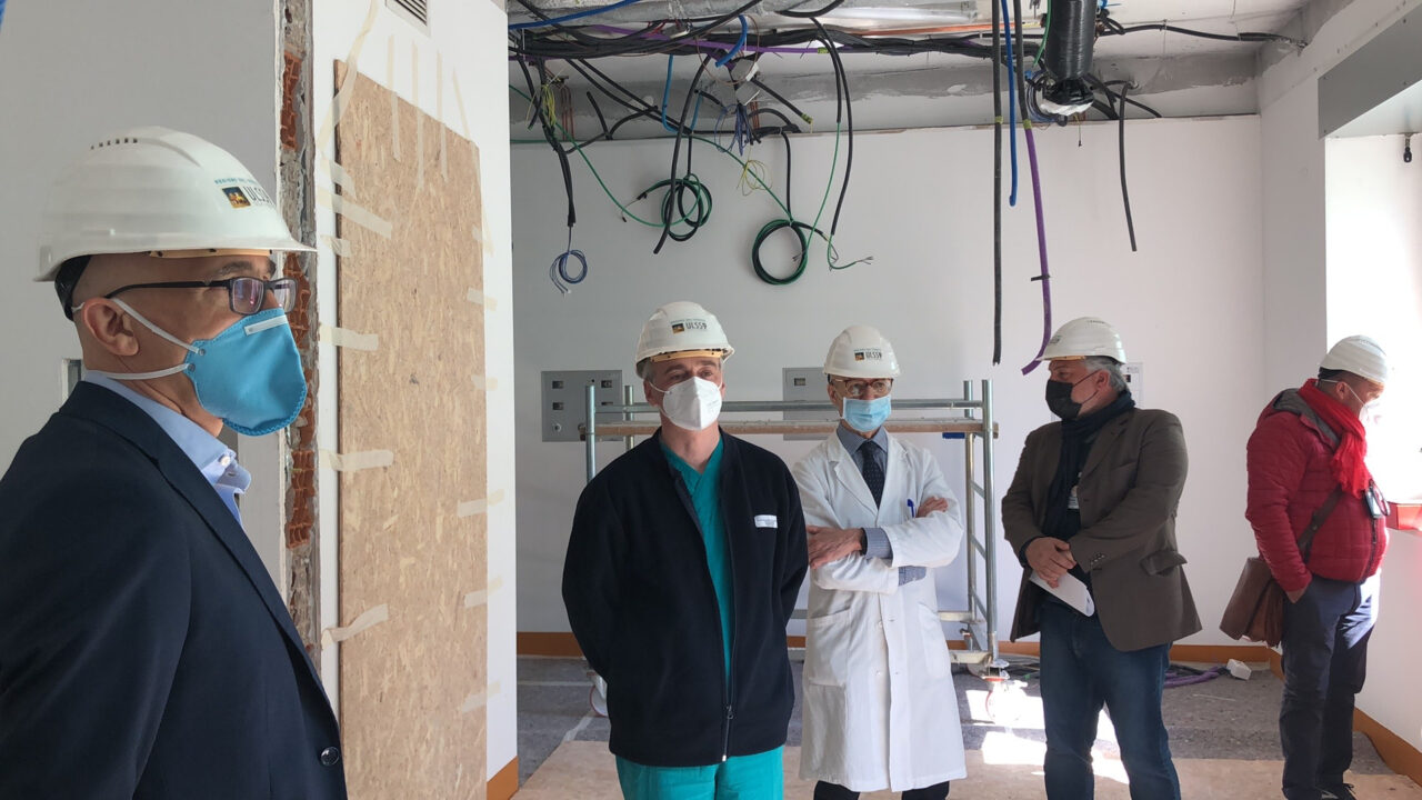 Lavori al Magalini: ulteriori 10 posti di terapia intensiva e 22 posti letto di sub-intensiva