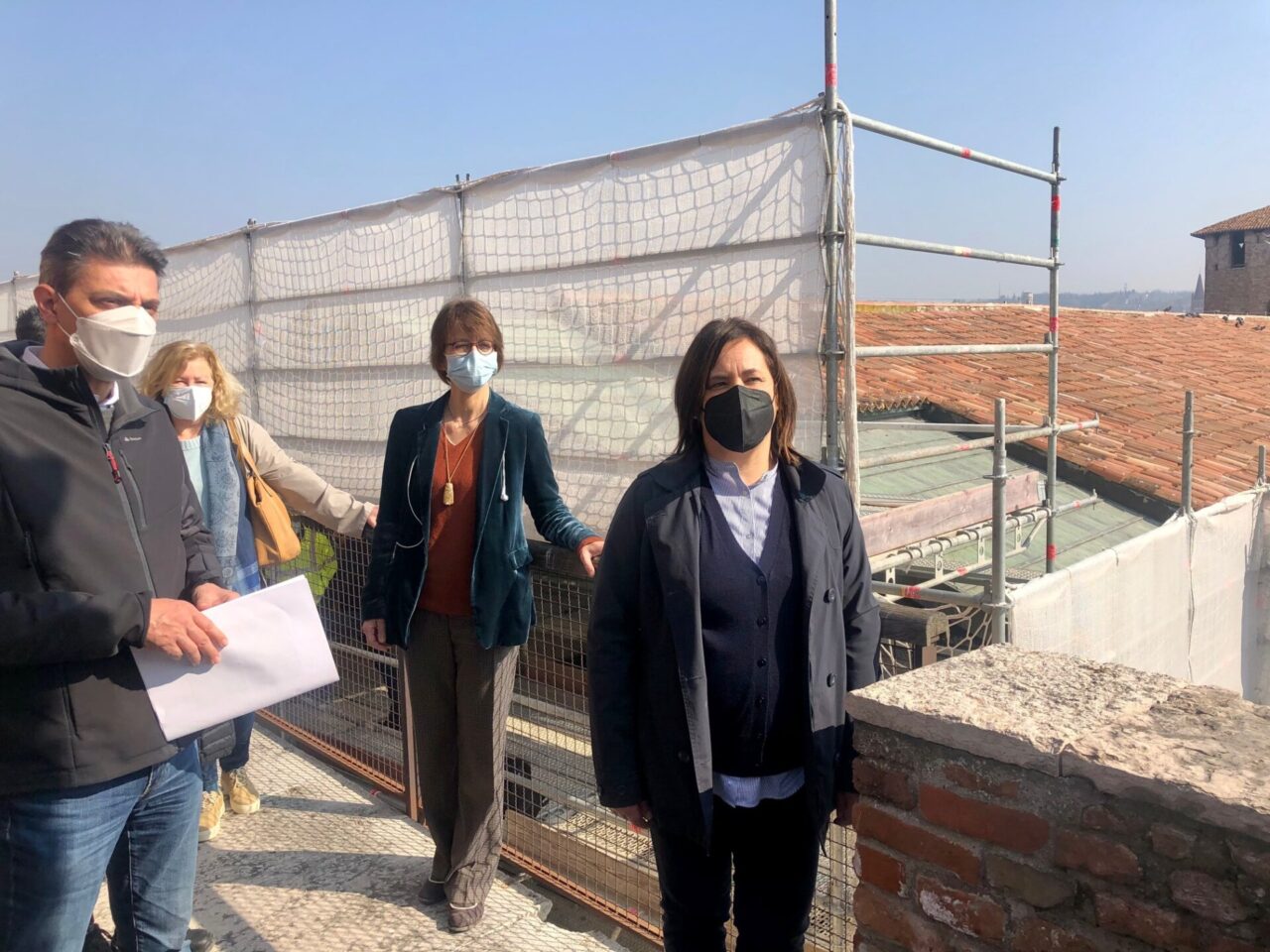 Museo Castelvecchio, ultimati lavori di sistemazione tetti danneggiati dal nubifragio