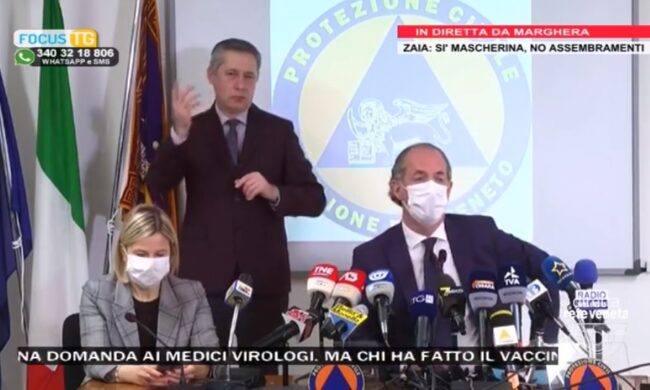 Zaia: “Siamo al limite della zona arancione” | +1861 positivi Covid | Dati 25 marzo 2021