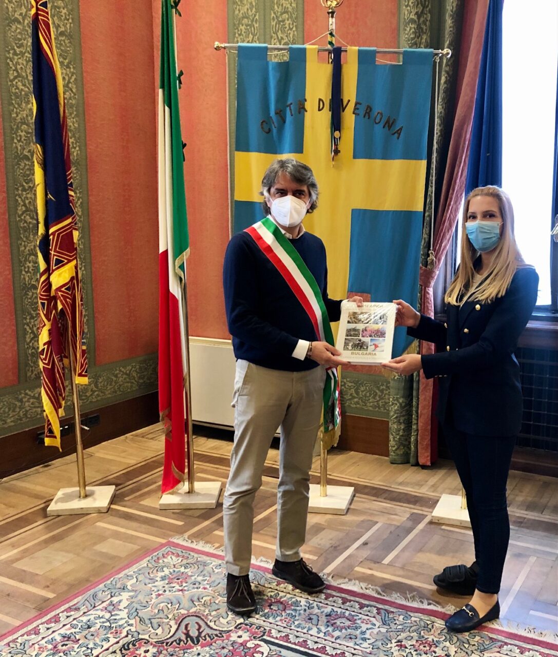 Sboarina ha ricevuto in municipio il console generale della Bulgaria, Tanya Dimitrova