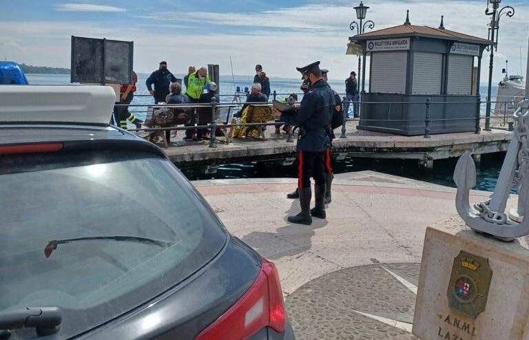 Barca affondata a Lazise: il conducente era ubriaco, multa da 7mila euro