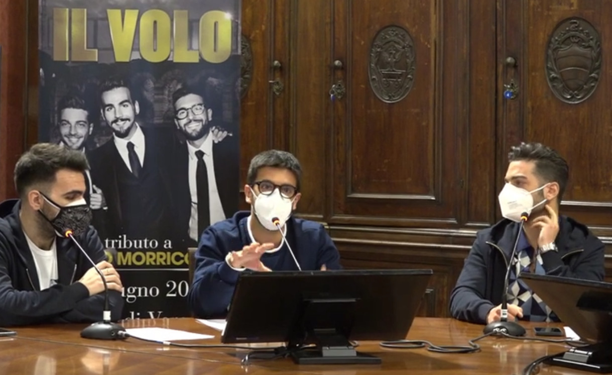 Confermati i 6mila spettatori all’Arena per il tributo a Ennio Morricone de “Il Volo”