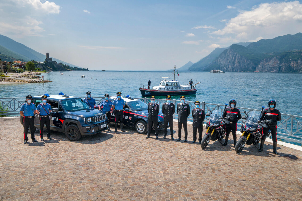Estate più sicura sul Garda con i Carabinieri motociclisti