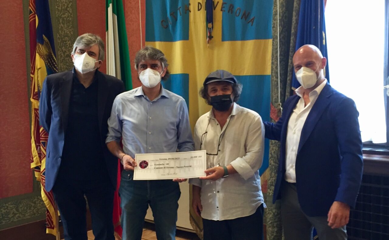 Venduta “l’eclissi” di Hoti realizzata in Arena, il ricavato donato al progetto “Nuove povertà”