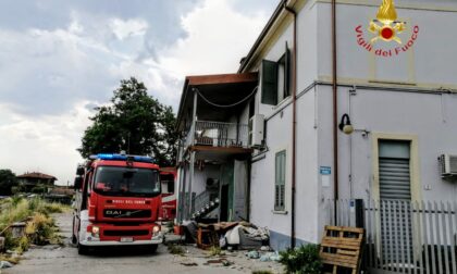 Incendio a Verona in un edificio diventato rifugio di fortuna di senzatetto