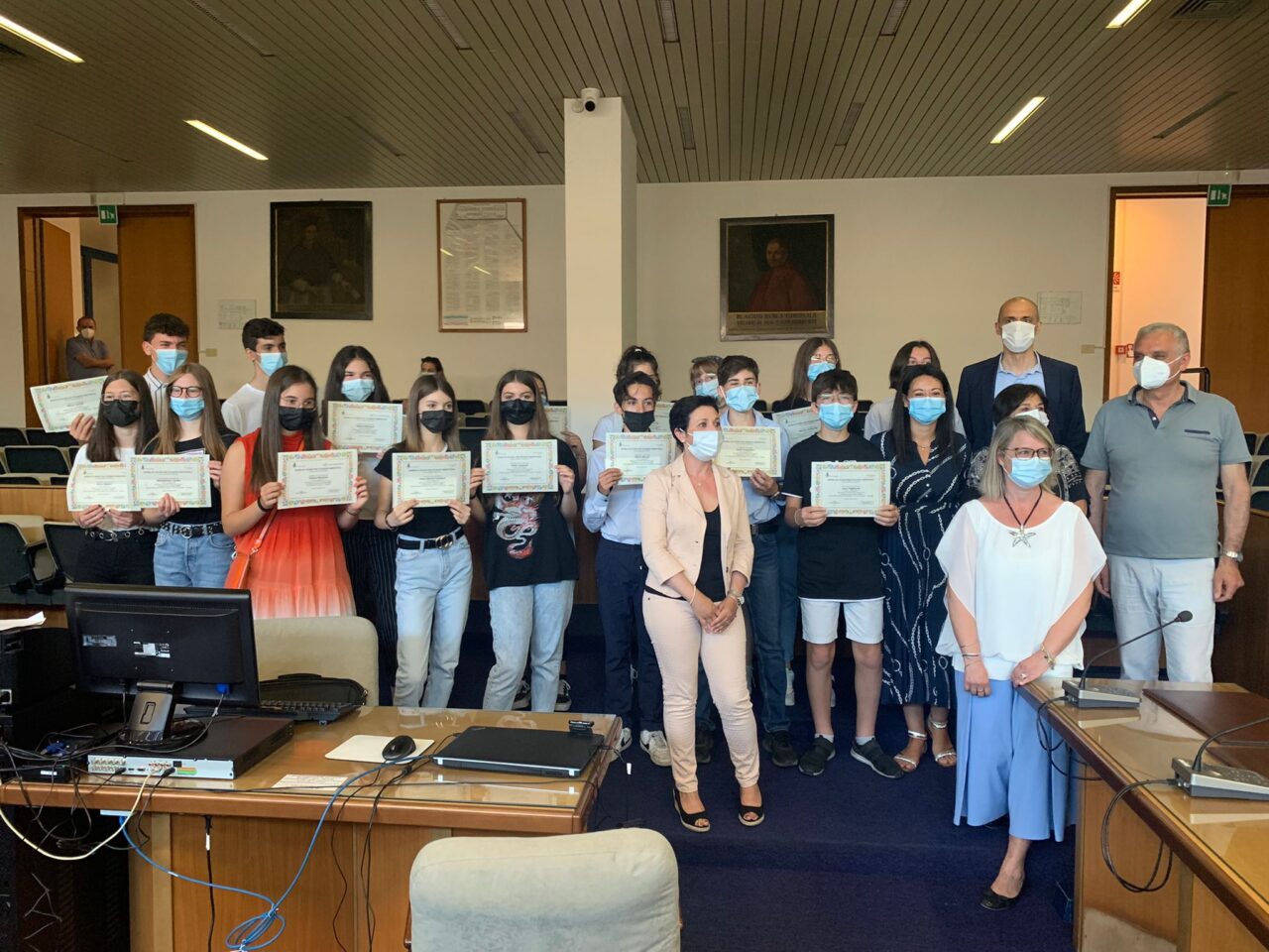 Consegnate 53 borse di studio agli alunni delle medie di Legnago che si sono distinti all’esame di Stato