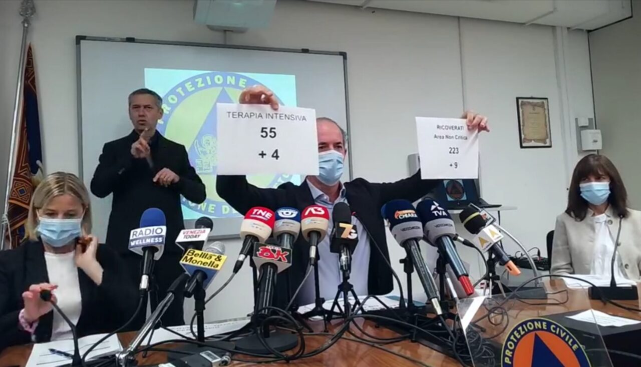 Covid, Zaia: “In terapia intensiva l’80,4% non sono vaccinati. Scuola? Non vogliamo la Dad” | +319 positivi | Dati 30 agosto 2021