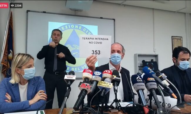 Zaia: “Sanitari non vaccinati, in Veneto sono ancora 17mila” | +460 positivi Covid| Dati 2 agosto 2021